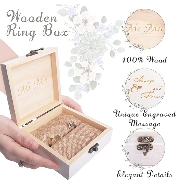 Wooden Ring Box - Picture 4 of 5